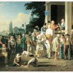 The County Election karya George Caleb Bingham