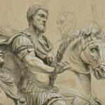 Sketsa Marcus Aurelius di Atas Kuda karya Anonimus diambil dari The Metropolitan Museum of Art