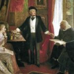 Lukisan Wagner di Wahnfried karya Wilhelm Beckmann