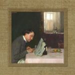Reading a Newspaper karya Arthur Kampf