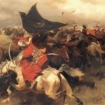 Pertempuran Mohacs karya Jozef Brandt