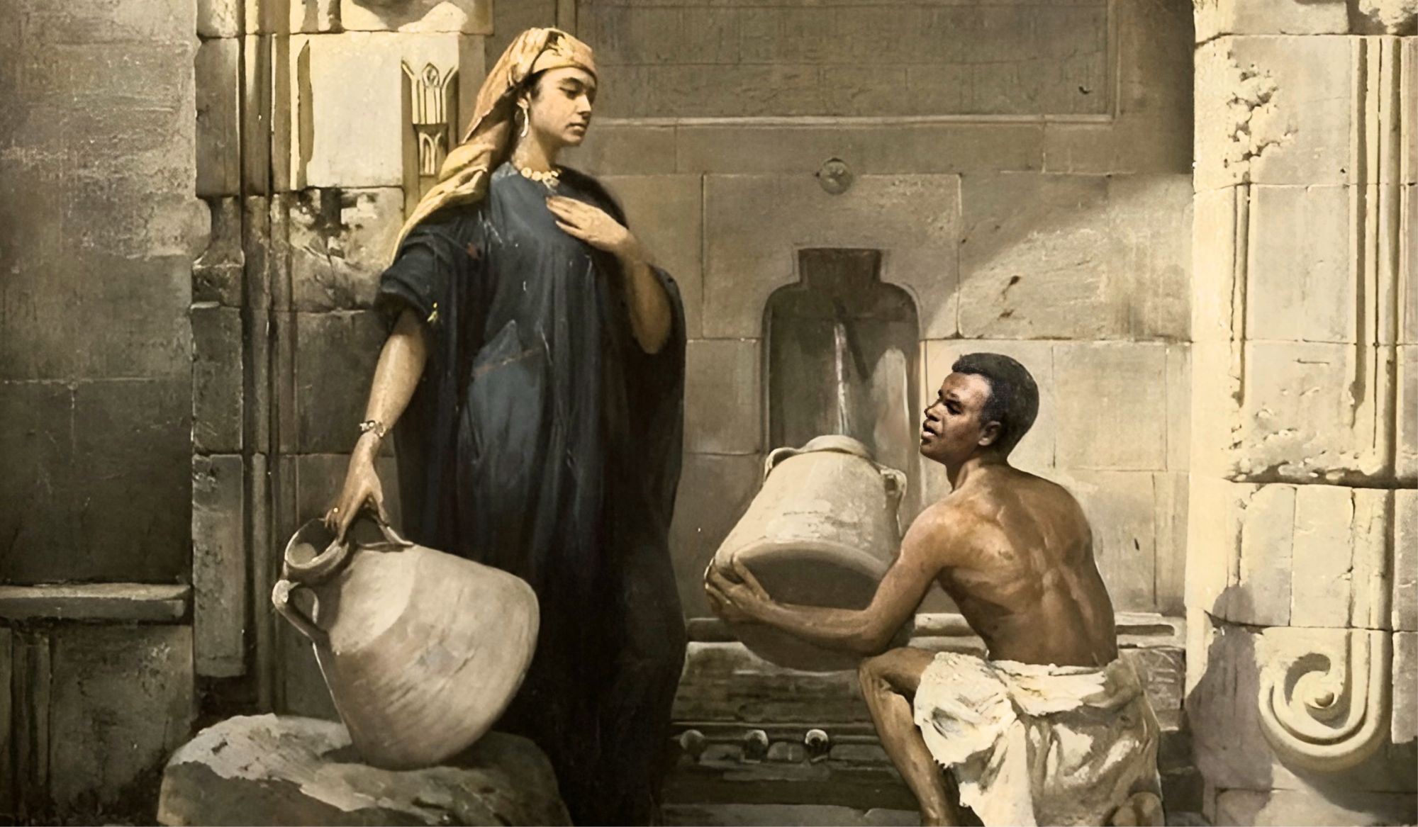 At The Well karya Tadeusz Ajdukiewicz