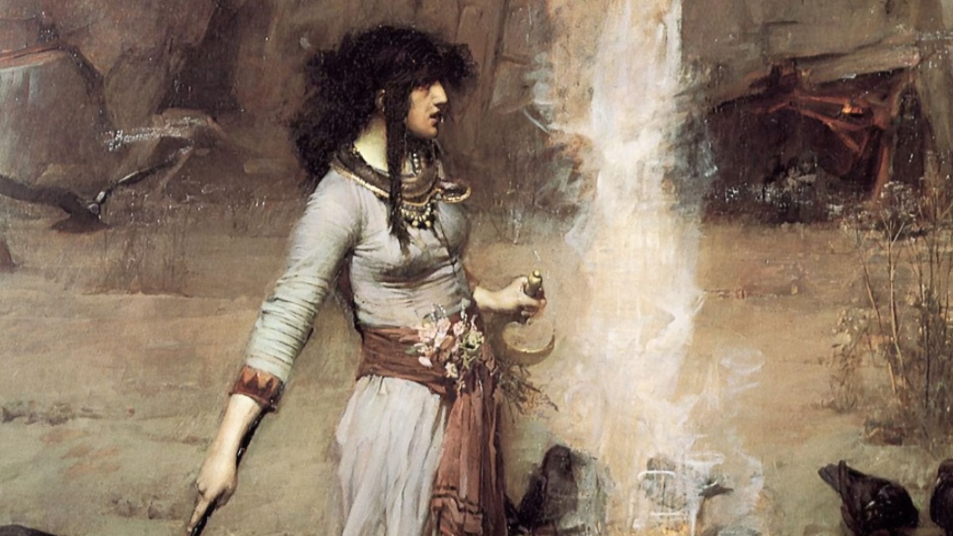 The Magic Circle karya John William Waterhouse