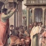 Saint Paul Preaching in Athens karya Raphael