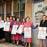 ILGWU Local 145 Strike Outside of Besserman's Dress Factory