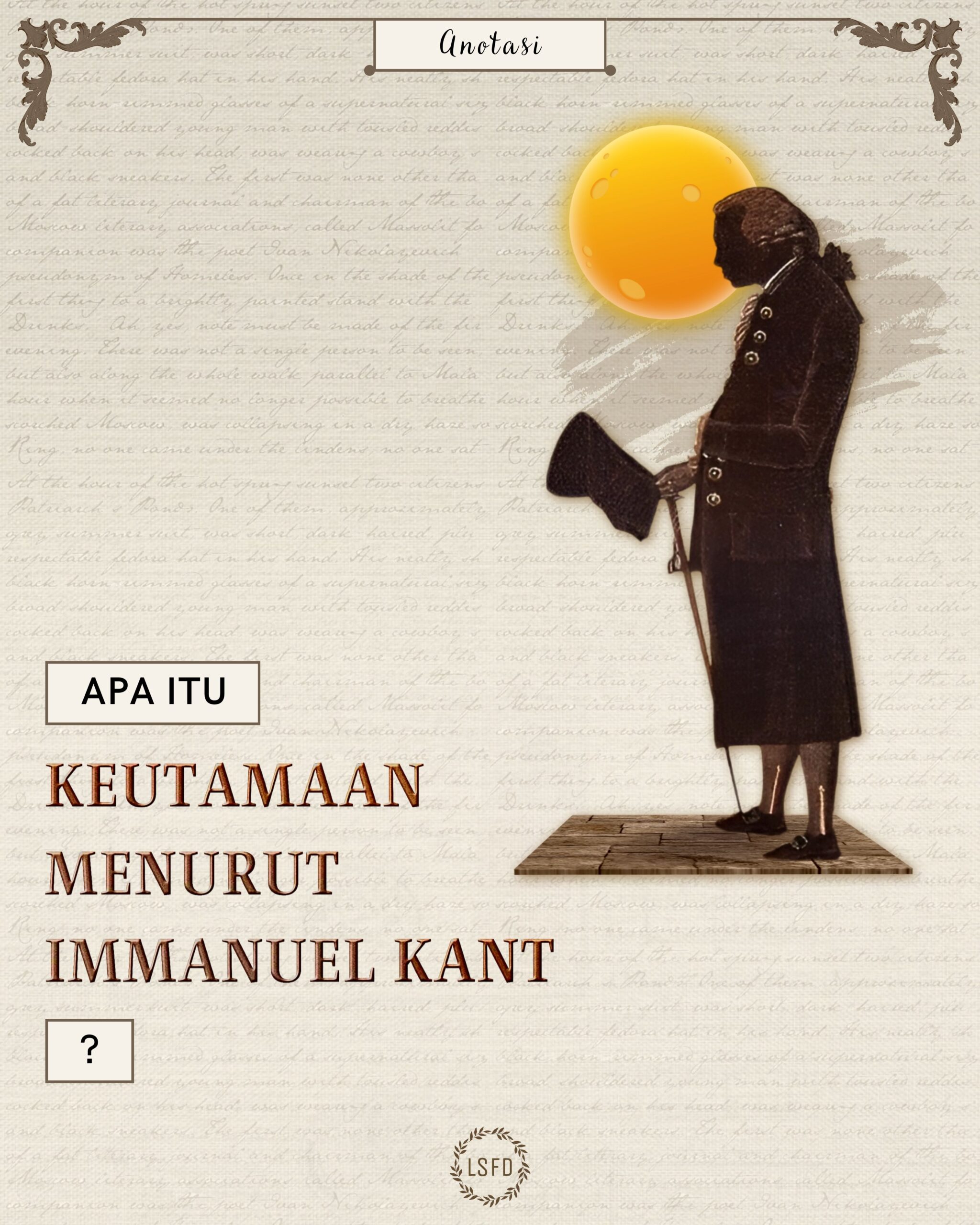 Apa itu Keutamaan menurut Immanuel Kant