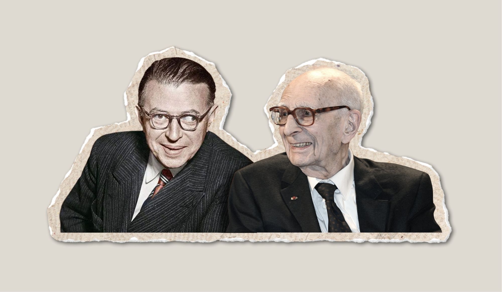 Jean-Paul Sartre dan Claude Lévi-Strauss