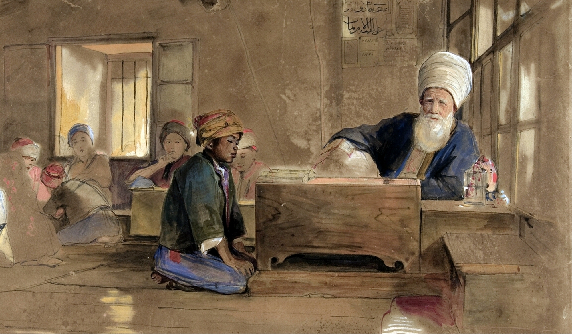 Arab School karya John Frederick Lewis